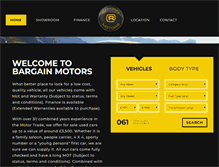 Tablet Screenshot of bargainmotors.org